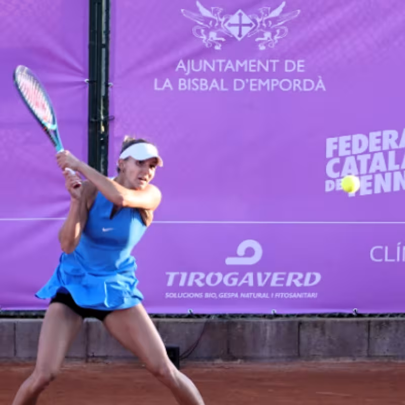 Rebeka Masarova en el WTA La Bisbal 2024. Foto: Getty