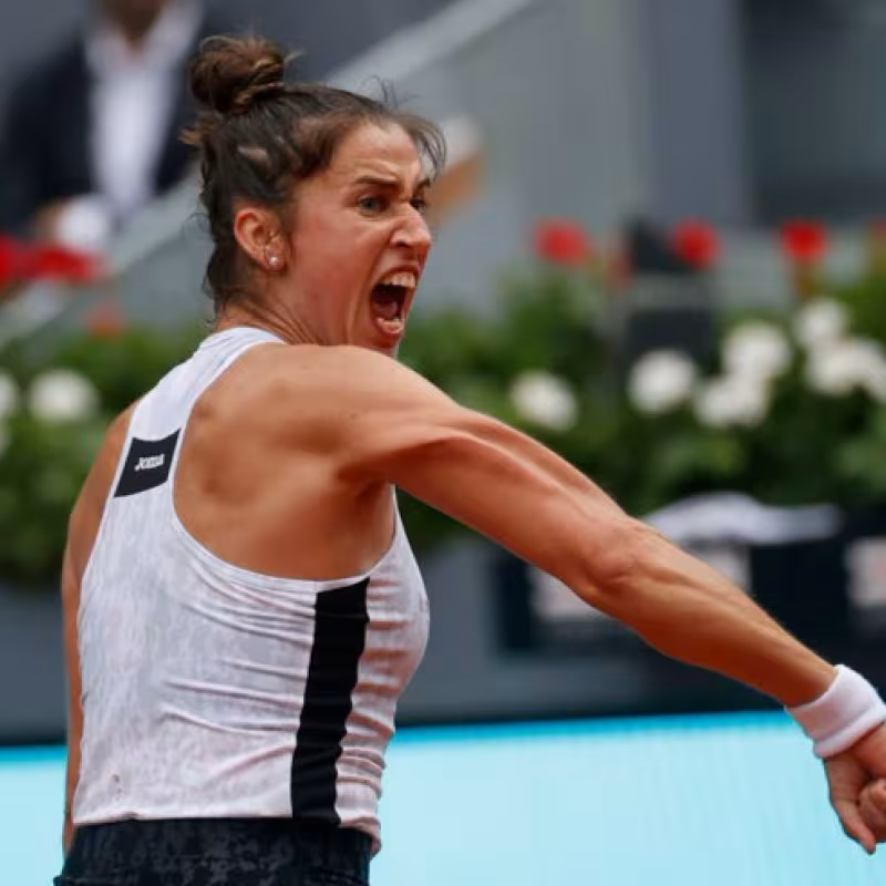 Sara Sorribes en el Mutua Madrid Open 2024. Foto: getty