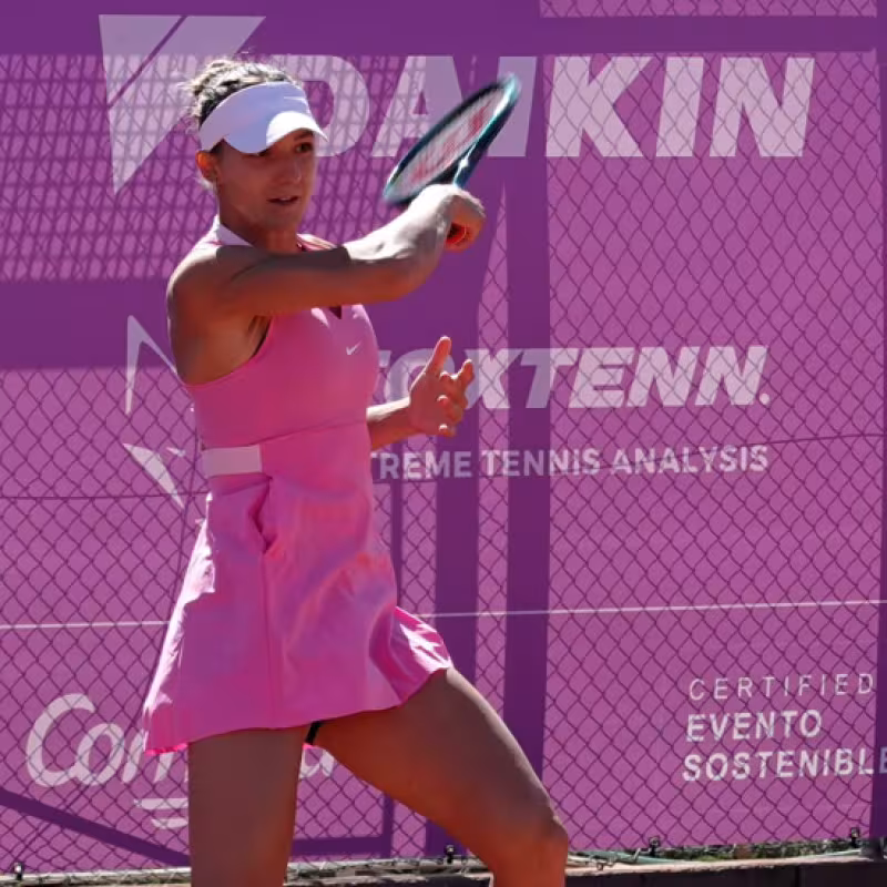 Rebeka Masarova en el WTA 125K de La Bisbal 2024. Foto: WTA 125K La Bisbal