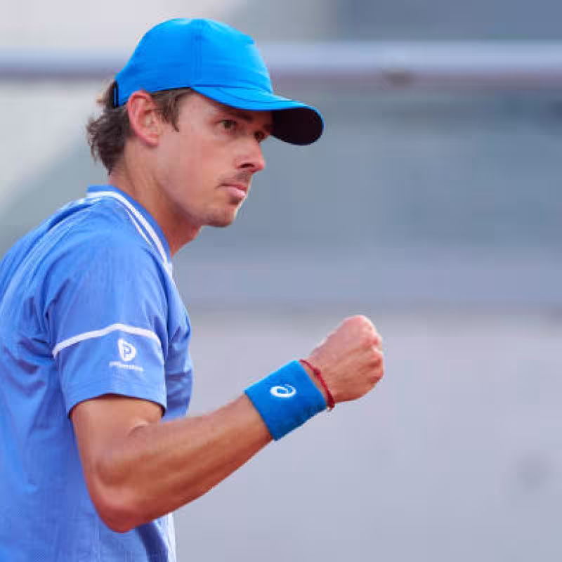 Alex De Miñaur en Roland Garros 2024. Foto: Getty