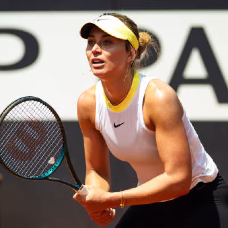 Paula Badosa en el WTA de Roma 2024. Foto: getty