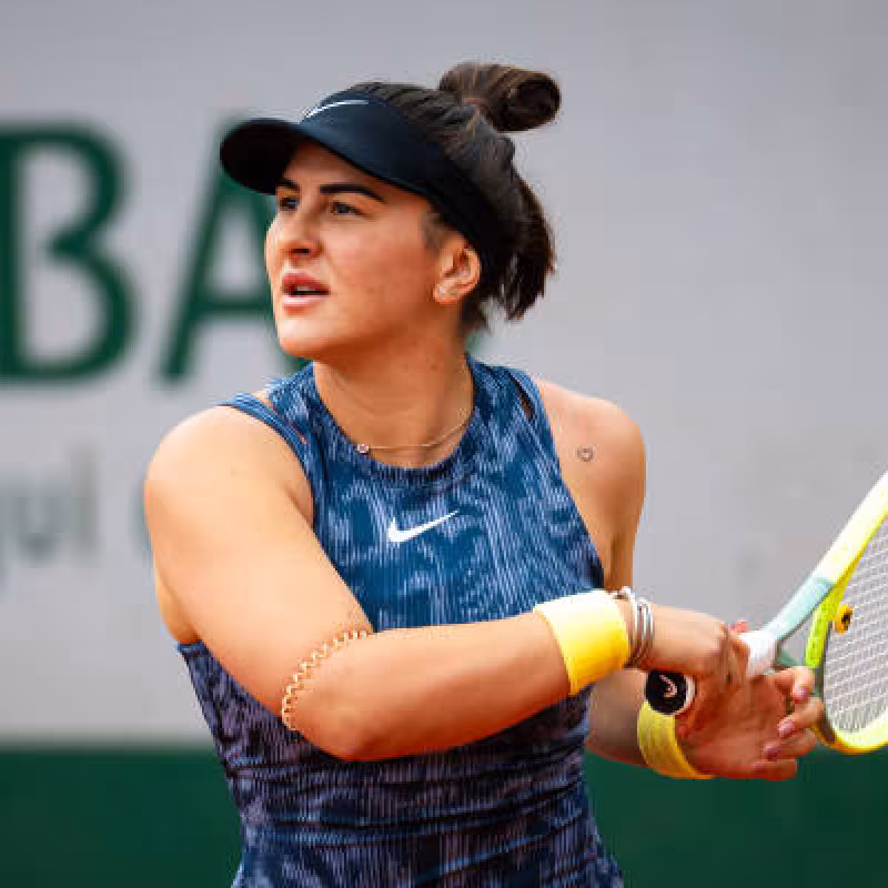 Bianca Andreescu, en Roland Garros 2024. Foto: gettyimages