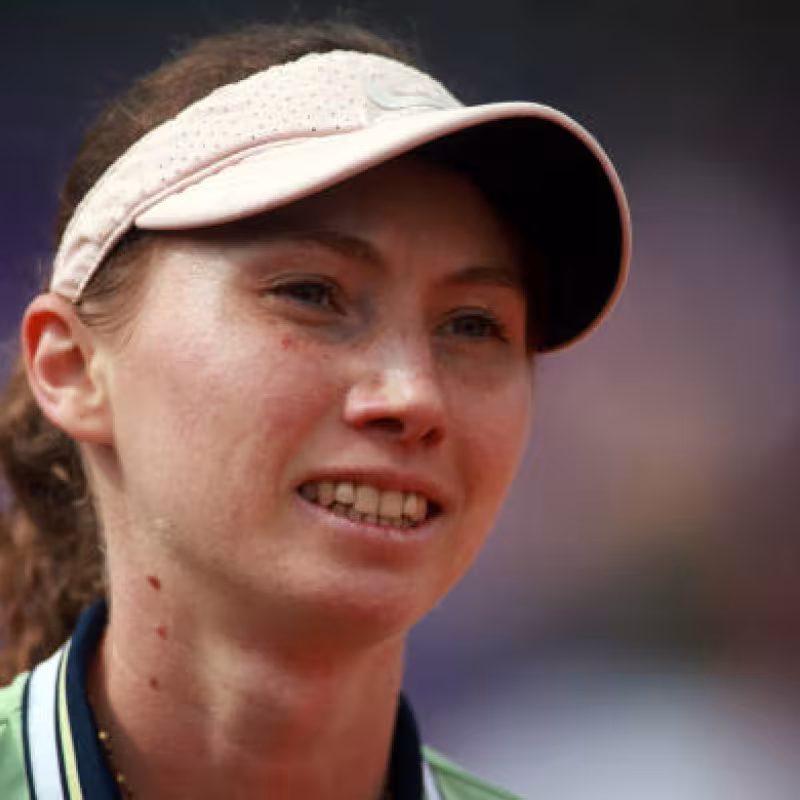 Cristina Bucsa en el WTA de Estrasburgo 2024. Foto: getty