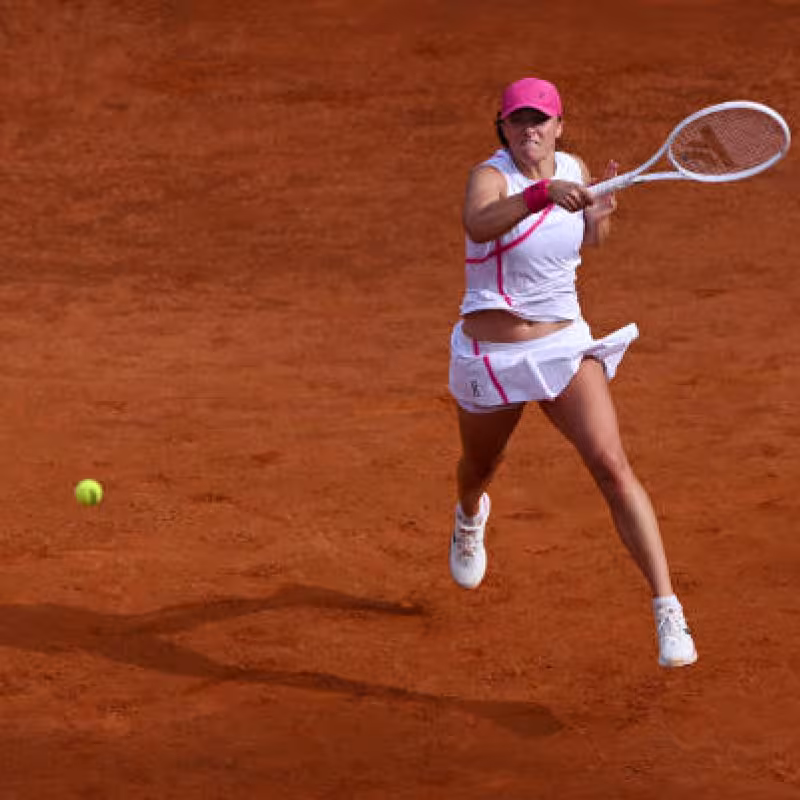 Iga Swiatek en el WTA Roma 2024. Foto: Getty