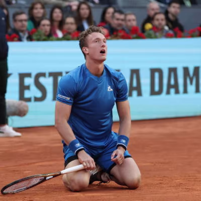 Jiri Lehecka, rabia. Foto: gettyimages
