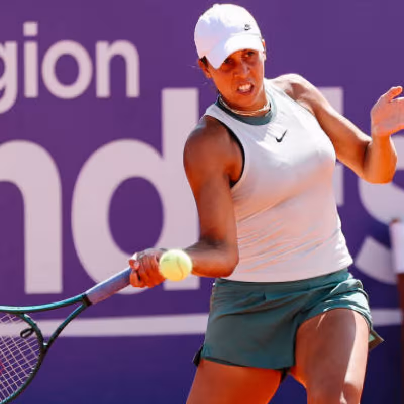 Madison Keys en el WTA de Estrasburgo 2024. Foto: getty