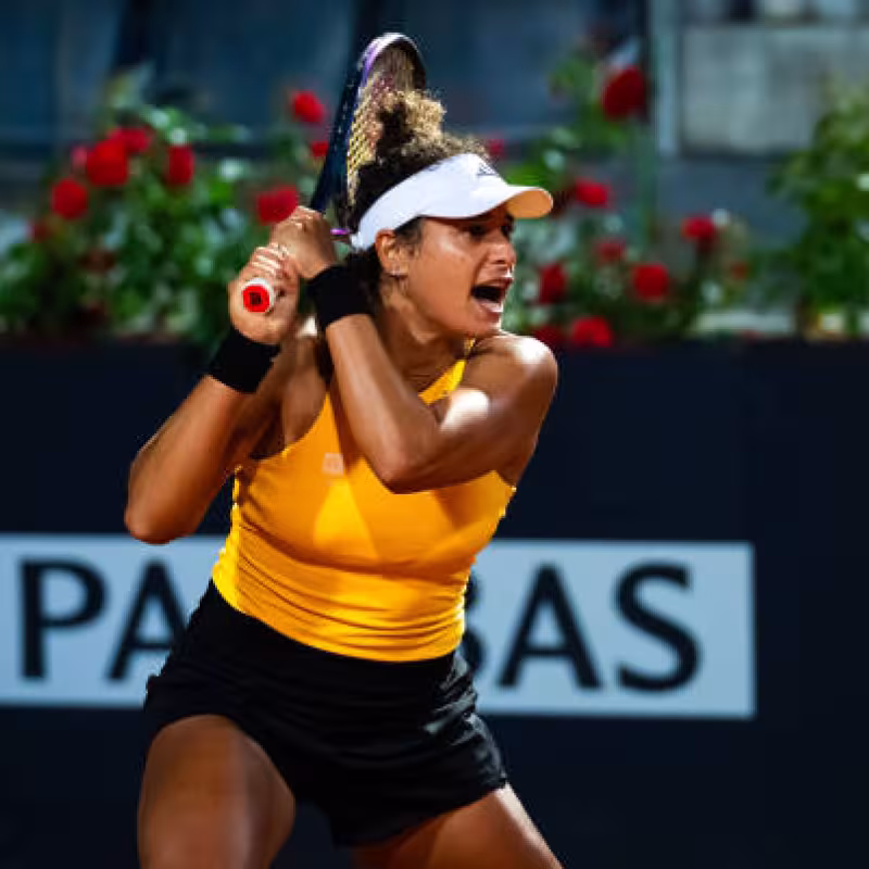 Mayar Sherif en el WTA Roma 2024. Foto: Getty
