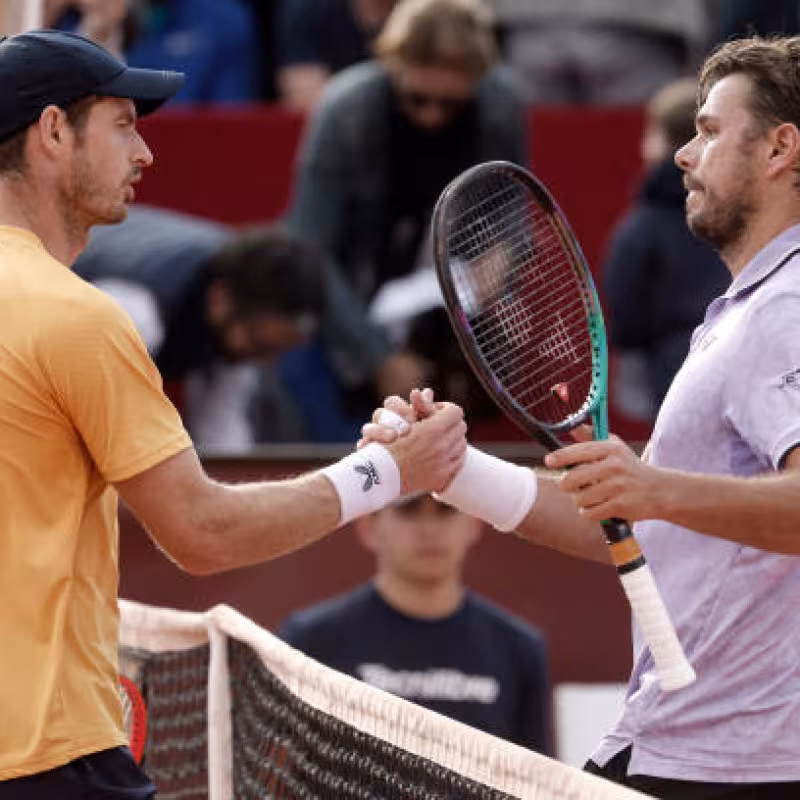 Murray y Wawrinka. Foto: gettyimages