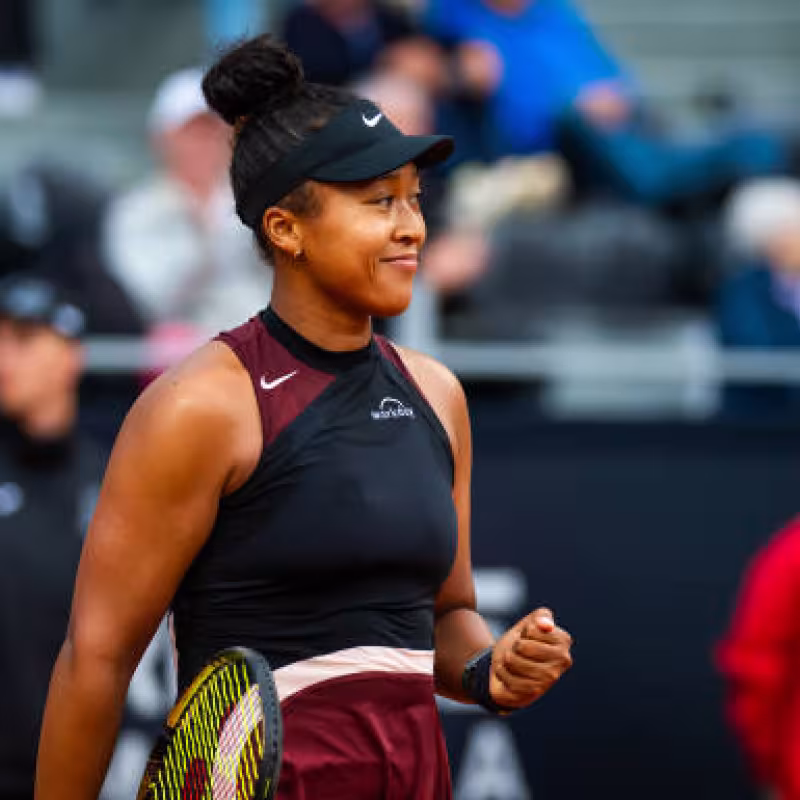 Naomi Osaka en el WTA Roma 2024. Foto: Getty