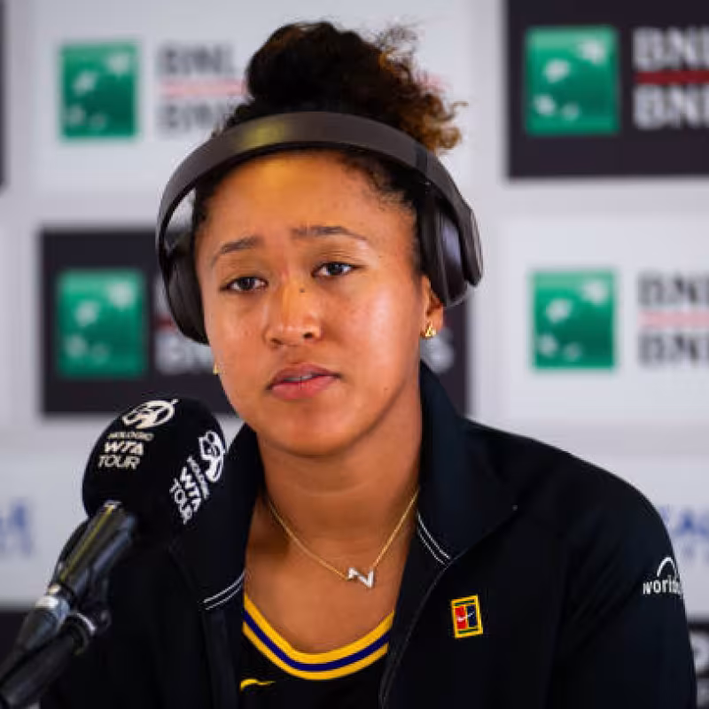 Naomi Osaka, impaciencia en Roma. Foto: gettyimages