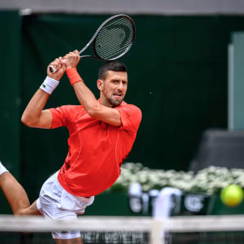 Novak Djokovic en el ATP Ginebra 2024. Foto: Getty