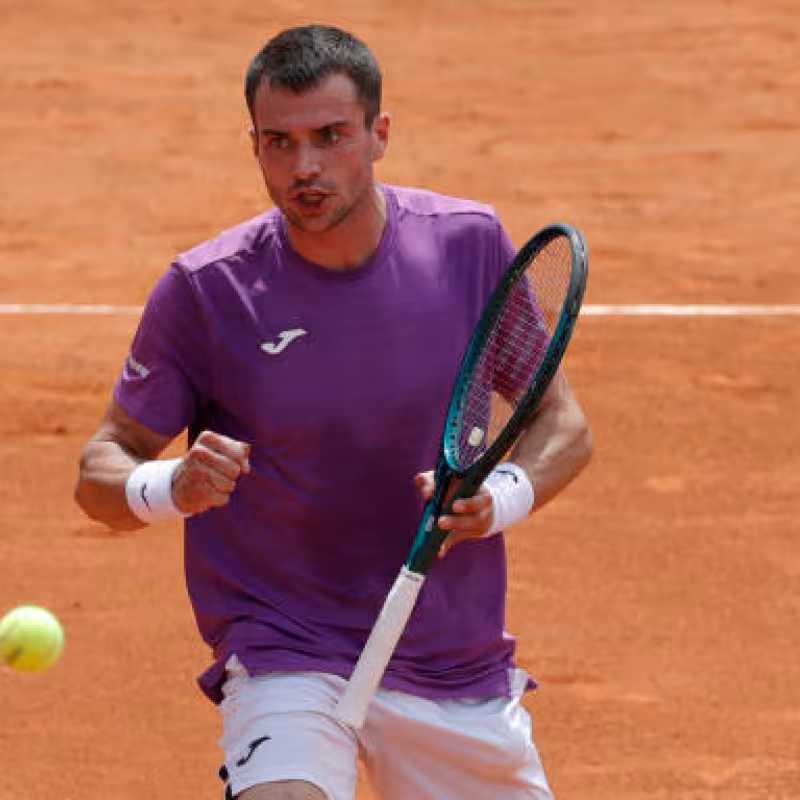 Pedro Martínez Portero en el ATP de Roma 2024. Foto: getty