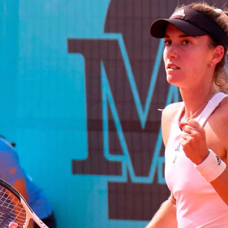 Irene Burillo en el Mutua Madrid Open 2024. Foto: Mutua Madrid Open