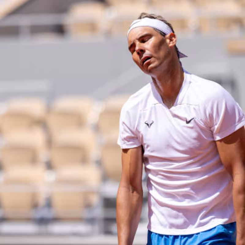 Rafael Nadal, debut en Roland Garros 2024. Foto: gettyimages