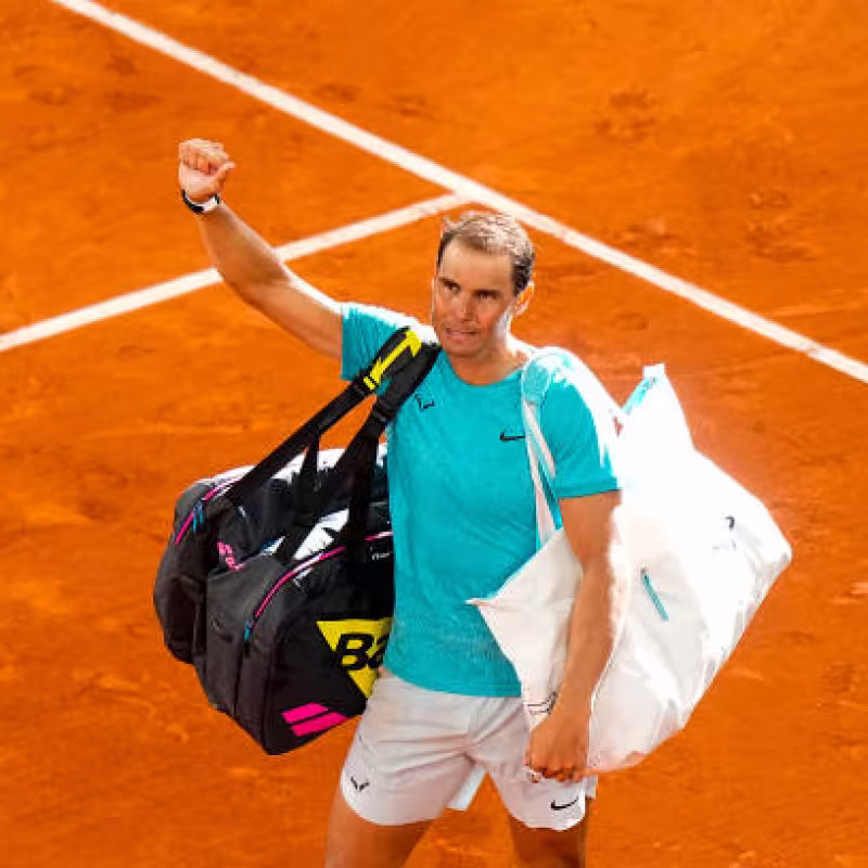 Rafael Nadal, eliminado de Roland Garros 2024. Foto: gettyimages