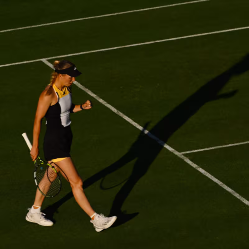Caroline Wozniacki en Bad Homburg. Fuente: Getty