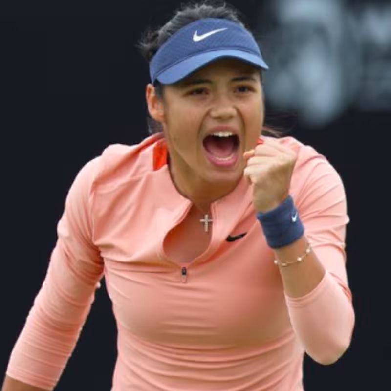 Emma Raducanu en Nottingham. Fuente: Getty