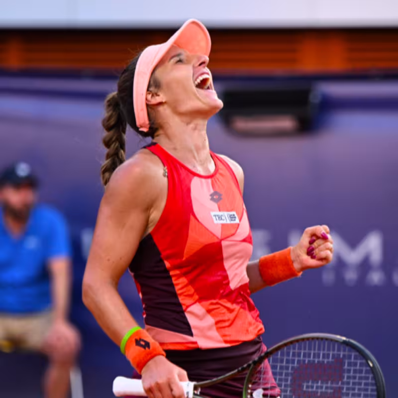 Marina Bassols celebra en Valencia. Fuente: Getty