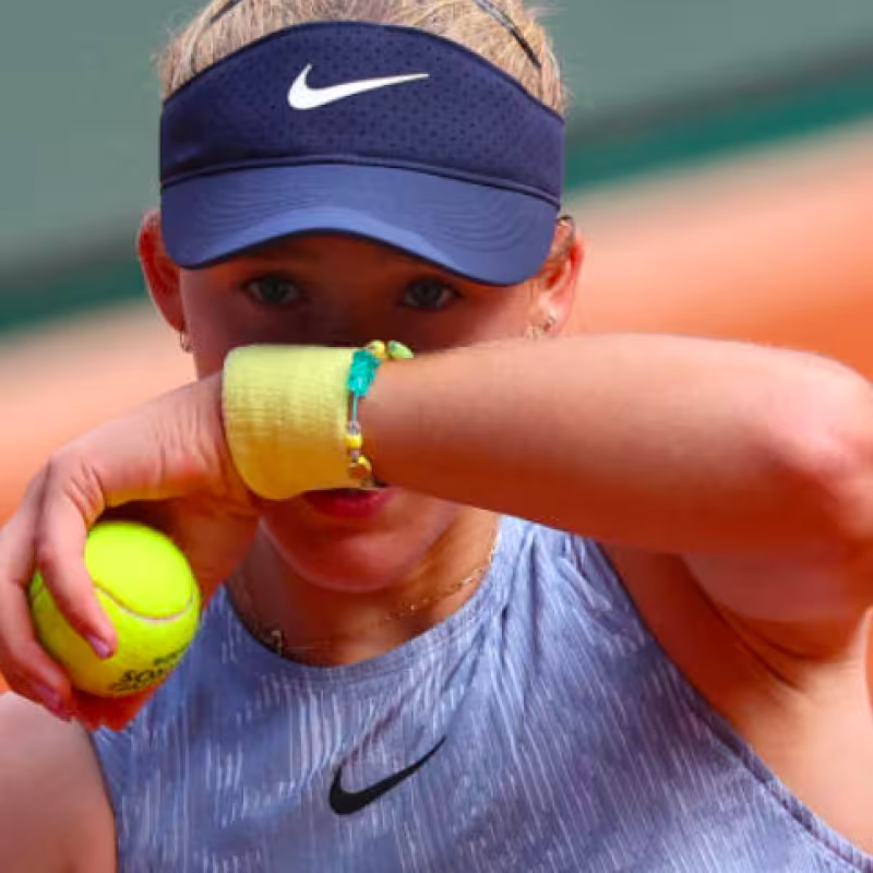 Mirra Andreeva se quedó en semifinales de Roland Garros. Fuente Getty