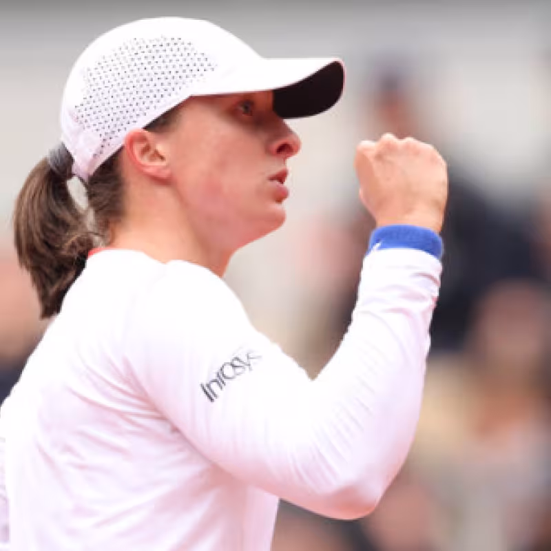 Swiatek destroza a Potapova en 40 minutos y ya está en cuartos de final. Foto: Gettyimages