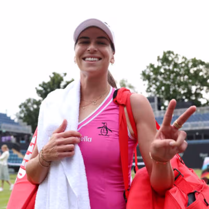 Ajla Tomljanovic en el WTA Birmingham 2024. Foto: Getty