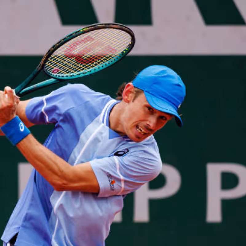 Álex de Miñaur, en Roland Garros 2024. Foto: gettyimages