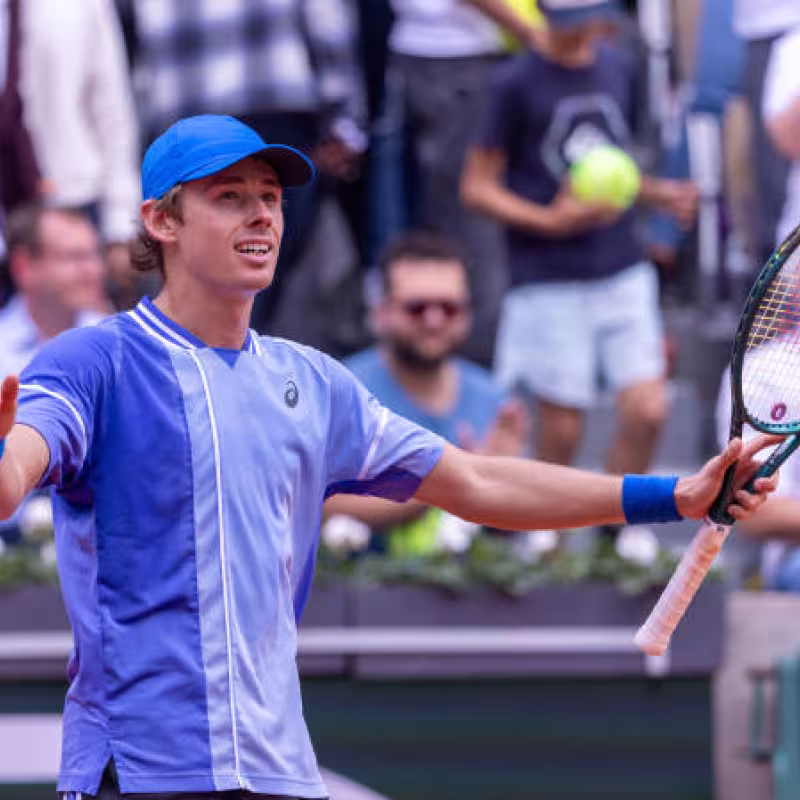 Alex de Miñaur, en Roland Garros 2024. Foto: gettyimages