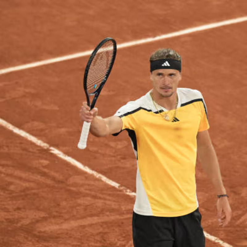 Alexander Zverev, en Roland Garros 2024. Foto: gettyimages