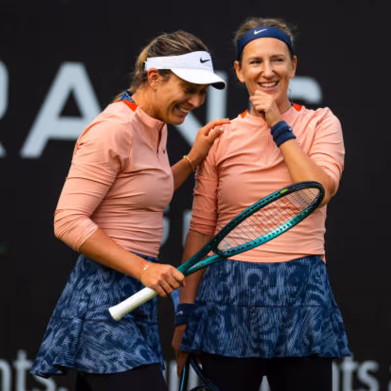 Badosa y Azarenka, en 2024. Foto: gettyimages