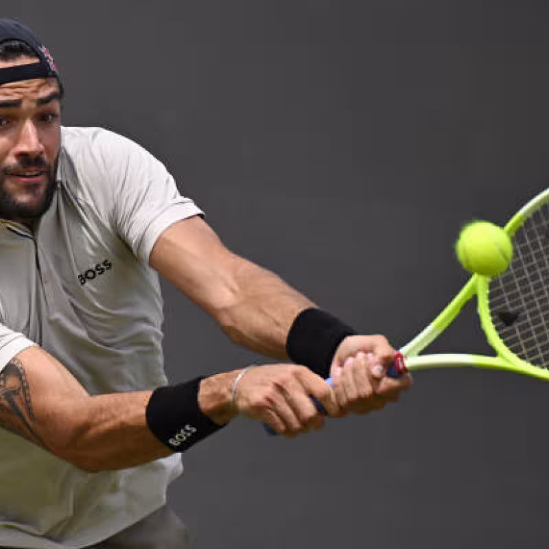 Matteo Berrettini en el ATP de Stuttgart 2024. Foto: getty