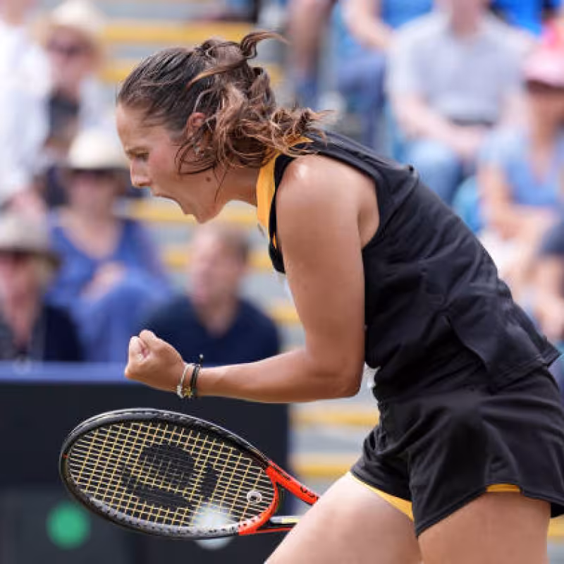 Daria Kasatkina en el WTA Eastbourne 2024. Foto: Getty