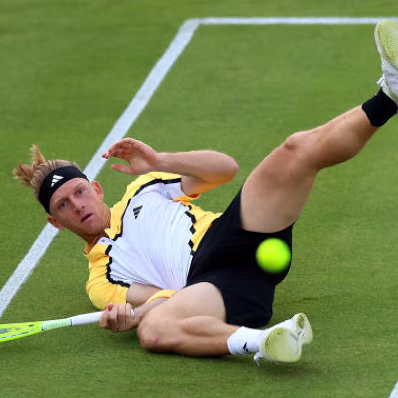 Alejandro Davidovich en el ATP de Queen's 2024. Foto: getty