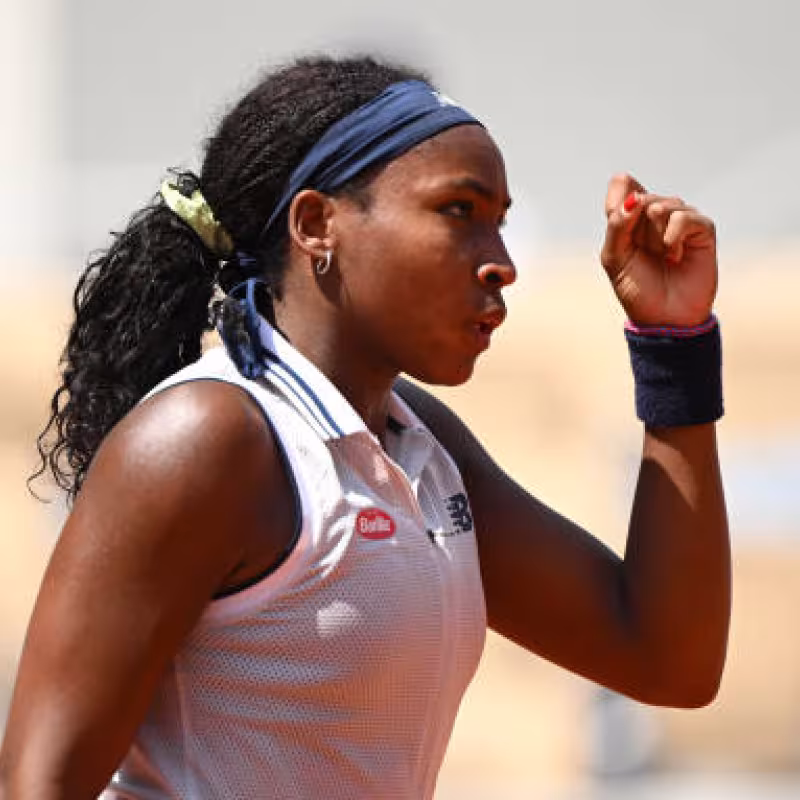 Coco Gauff en Roland Garros 2024. Foto: getty