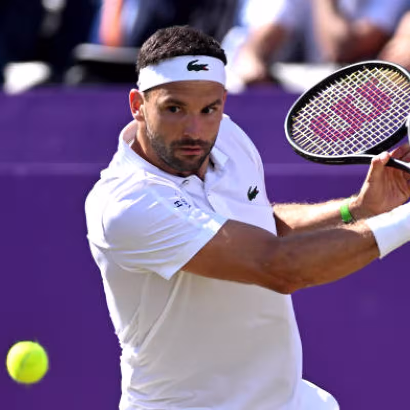 Grigor Dimitrov en Queen's 2024. Foto: getty