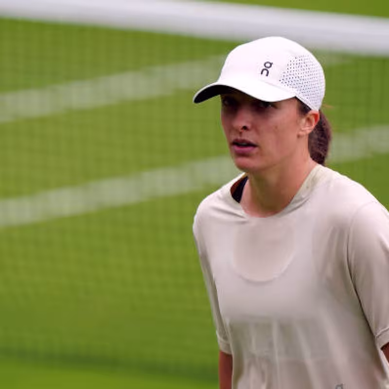 Iga Swiatek en Wimbledon 2024. Foto: Getty