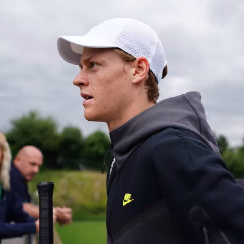 Jannik Sinner en Wimbledon 2024. Foto: Getty