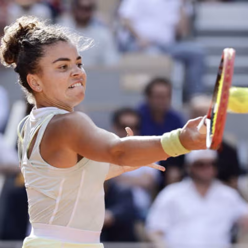 Jasmine Paolini en Roland Garros 2024. Foto: Getty