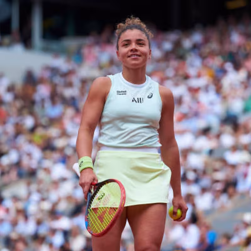 Jasmine Paolini en Roland Garros 2024. Foto: Getty