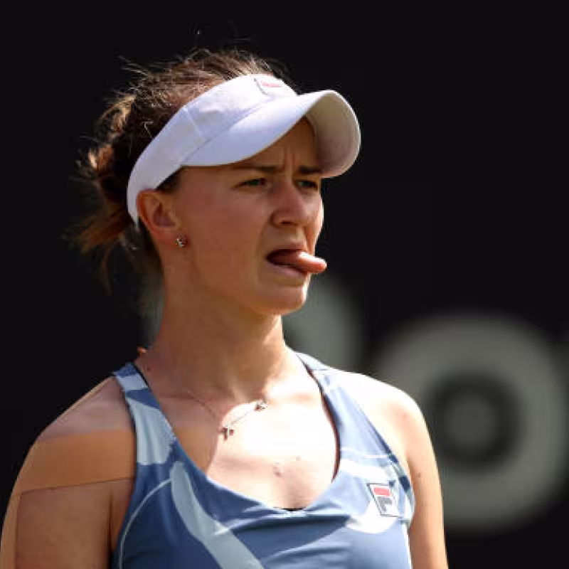 Barbora Krejcikova en el WTA de Birmingham 2024. Foto: getty