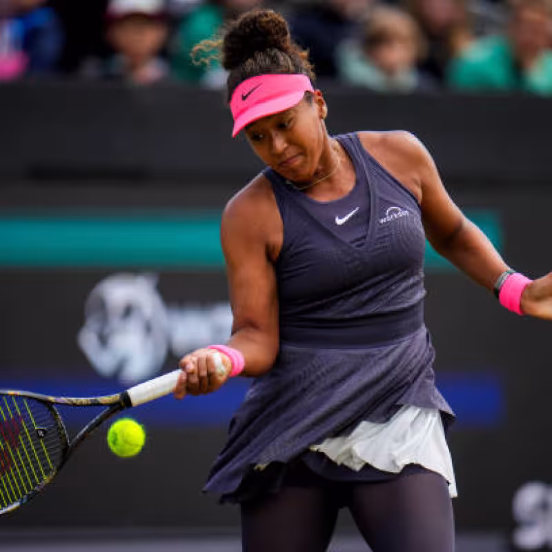 Naomi Osaka en el WTA 'S-Hertogenbosch 2024. Foto: Getty