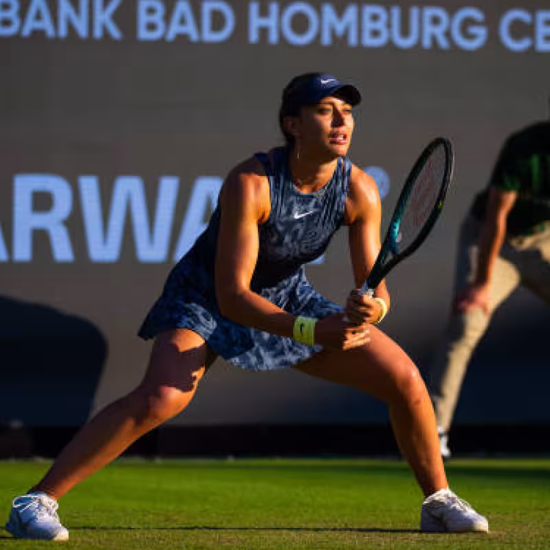 Paula Badosa en el WTA de Bad Homburg 2024. Foto: getty