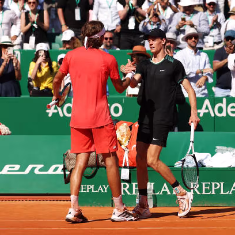 Tsitsipas habla de Sinner. Foto: gettyimages