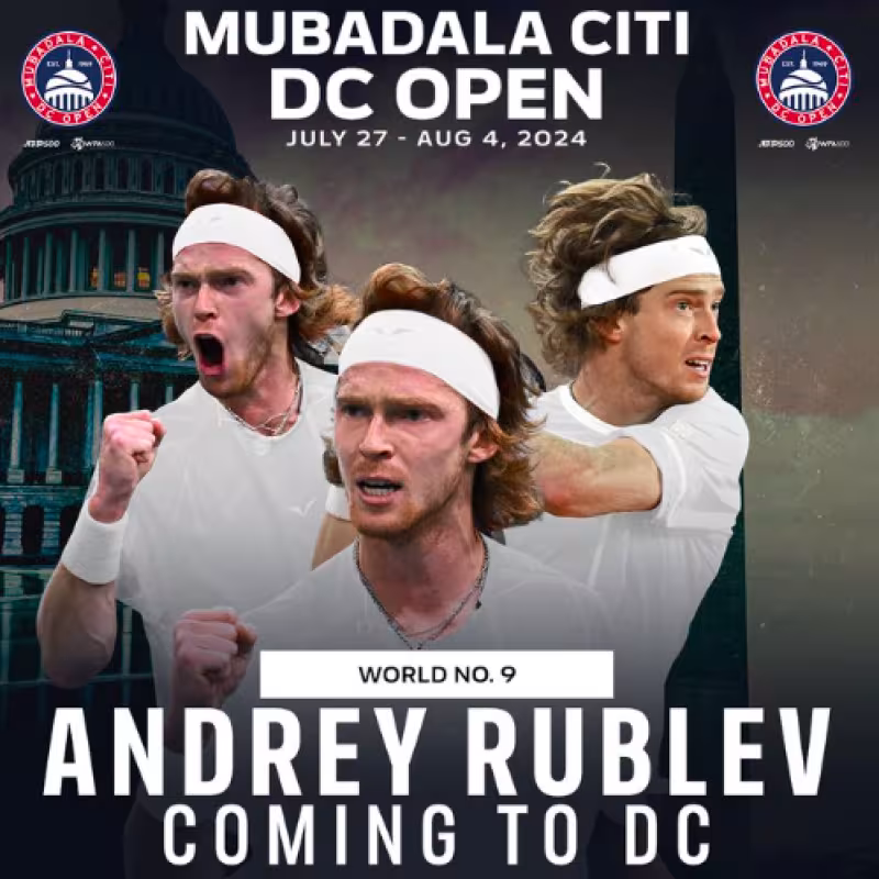 ATP 500 Washington 2024. Rublev leads a strong field parallel to the Olympic Games