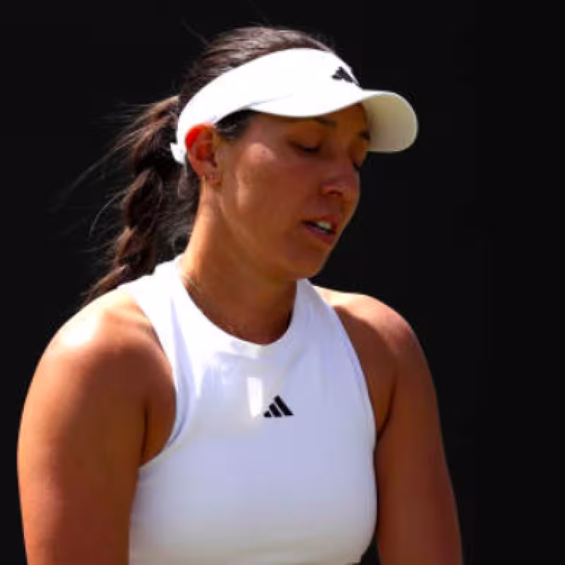 Jessica Pegula, eliminada en Wimbledon. Fuente: Getty