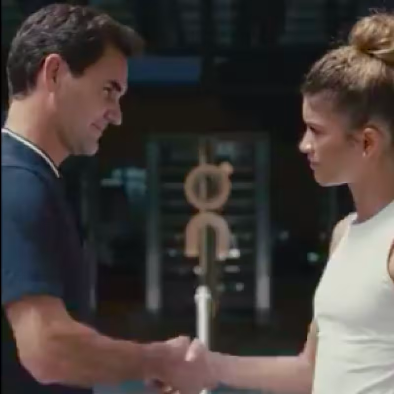 Federer and Zendaya play 'Air-Tennis' in the latest ON commercial
