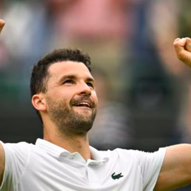La confesión de Grigor Dimitrov tras avanzar a cuarta ronda de Wimbledon. Fuente: Getty