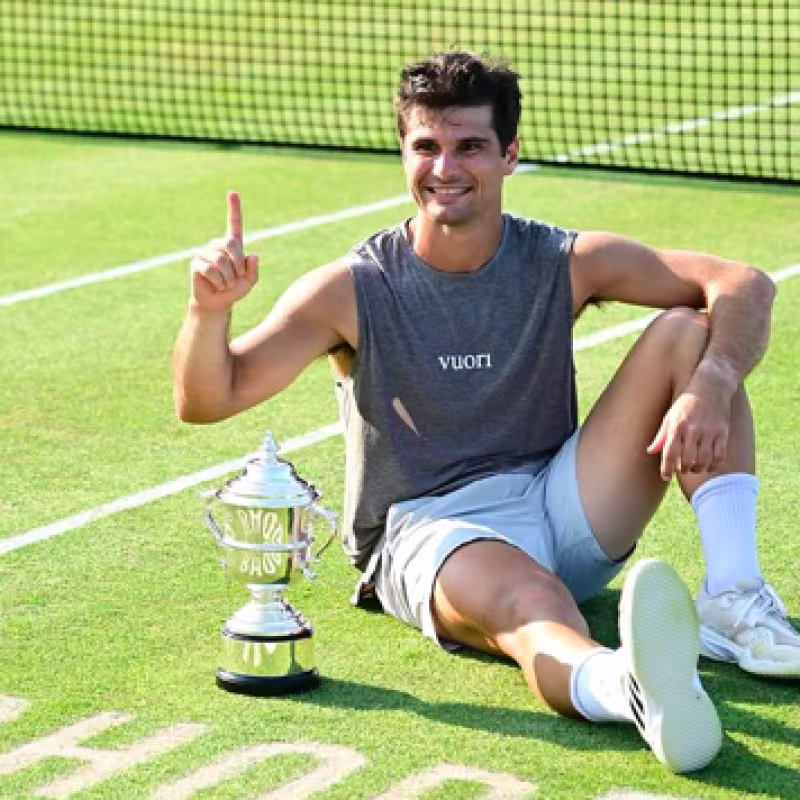 The legend behind Marcos Giron's first title