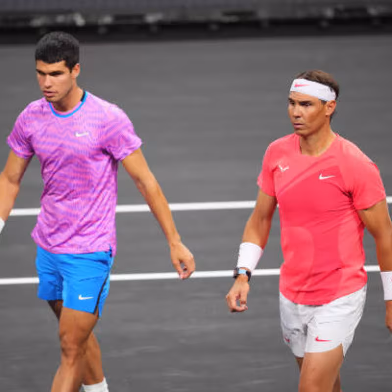 Alcaraz and Nadal start their training in Paris