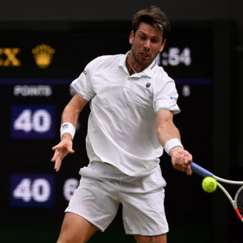 Cameron Norrie en Wimbledon 2024. Foto: getty