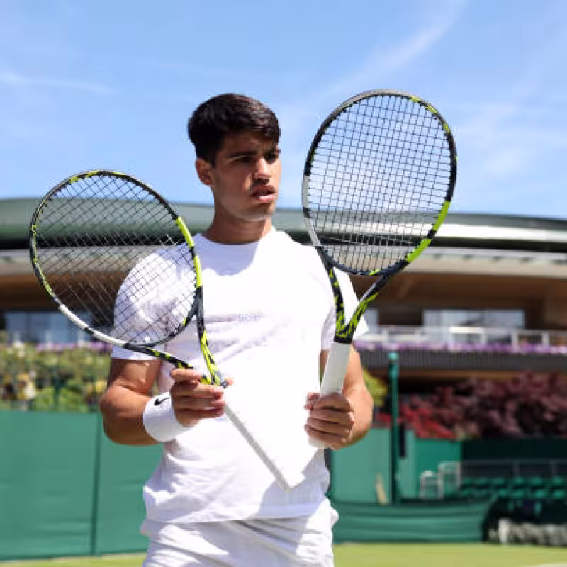Carlos Alcaraz, favoritos en Wimbledon 2024. Foto: gettyimages